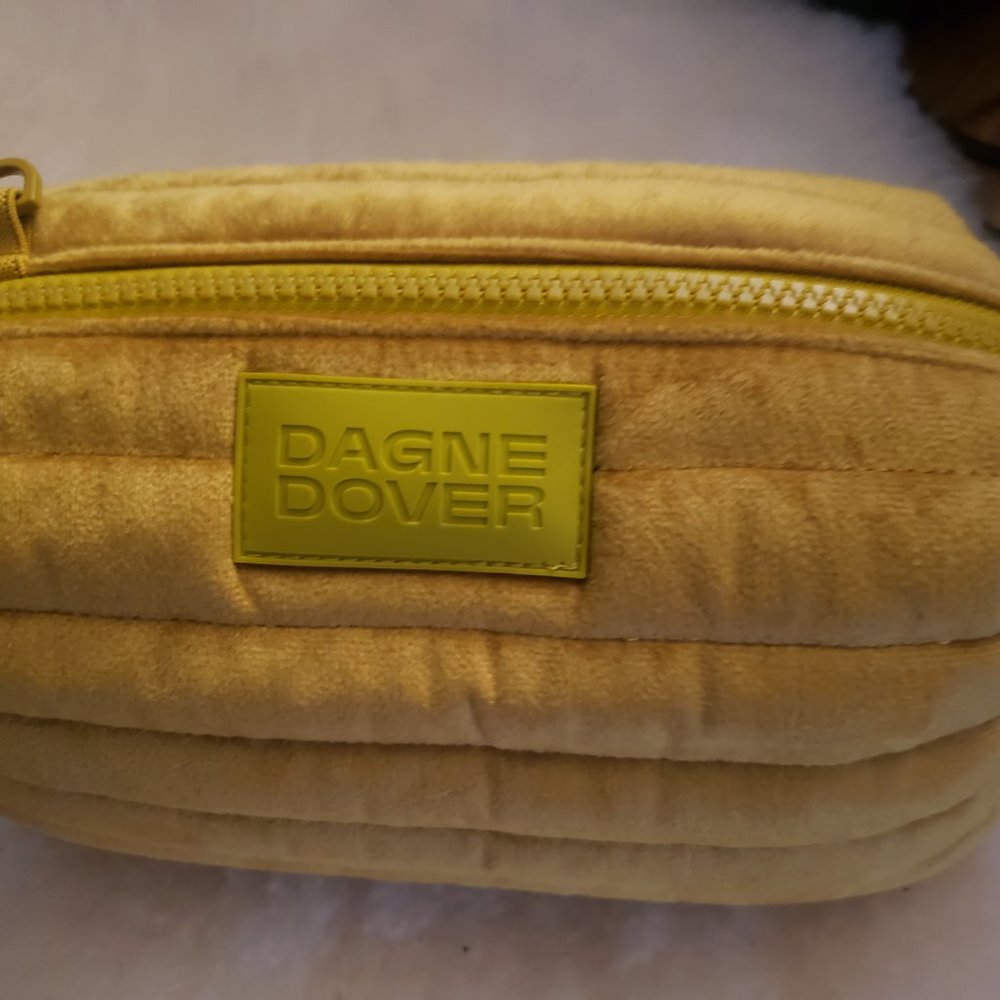 Dagne Dover Hunter Velvet Pouf Large NWT
